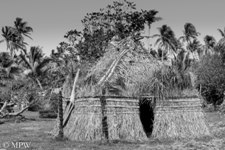 native thatched hut in the Yasawa Islands in Fiji